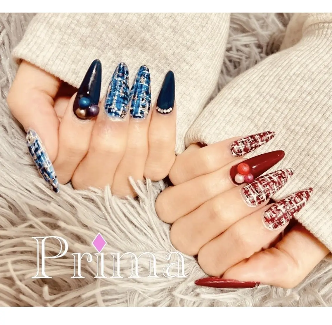 ネイル アートネイル スカルプネイル Prima💎 スカルプ💎アートのネイルデザイン