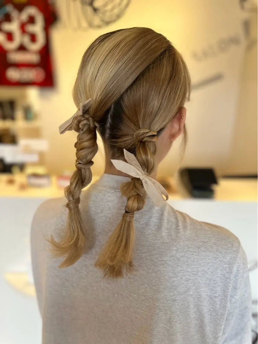 ミディアム カラー ダブルカラー ブリーチ👩‍🦳/ ‪✂︎MANAMIのヘアスタイル