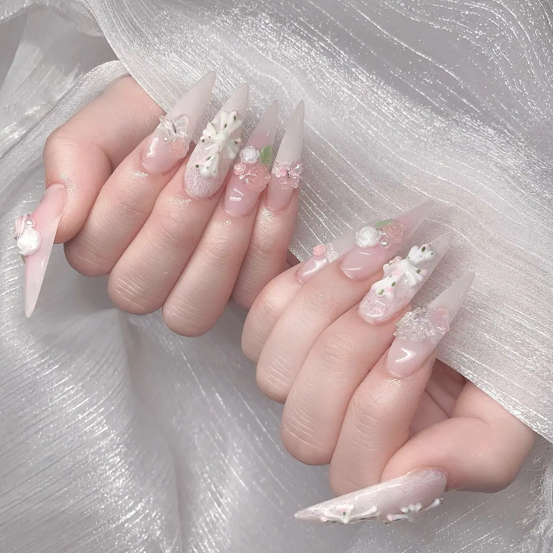 ロング ロング ハンドネイル ハンドケア あい 小森のネイルデザイン
