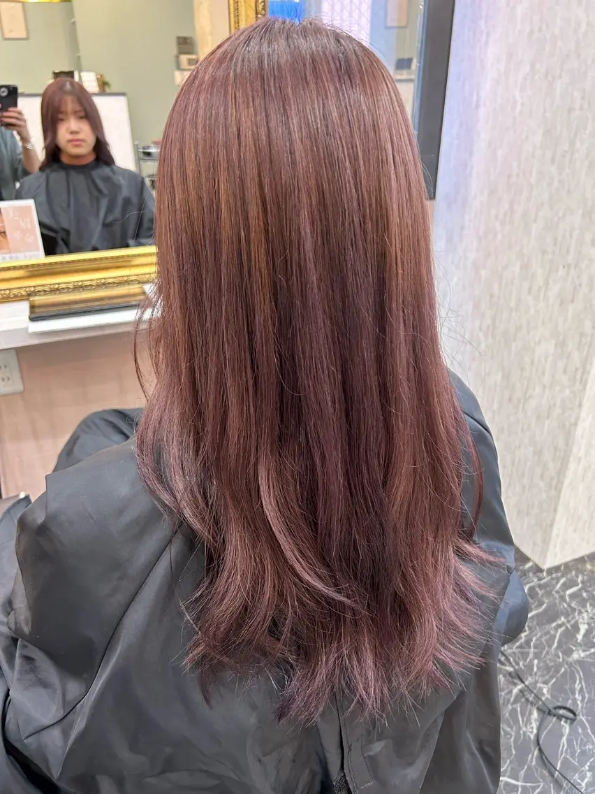 ロング カラー 赤みを消す艶カラー✨ [都島]kaitoのヘアスタイル