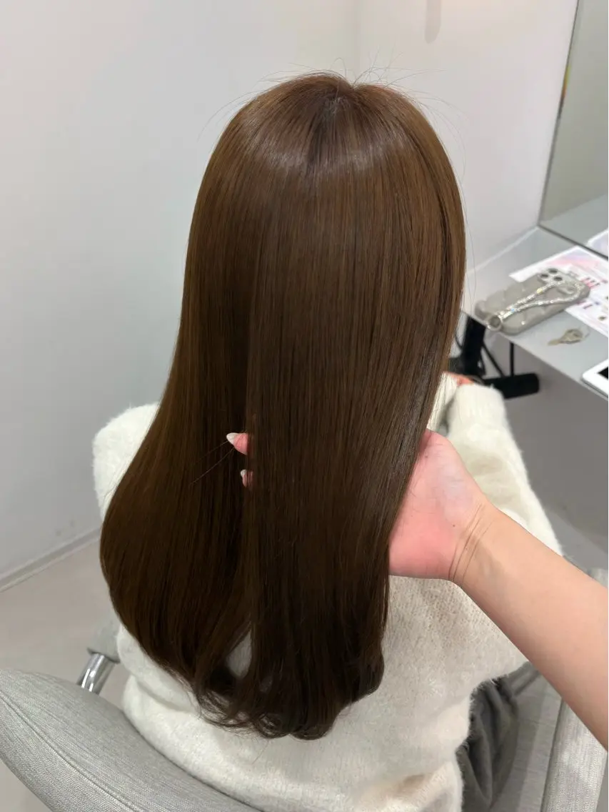 セミロング 透明感color♡ Ibukiのヘアスタイル