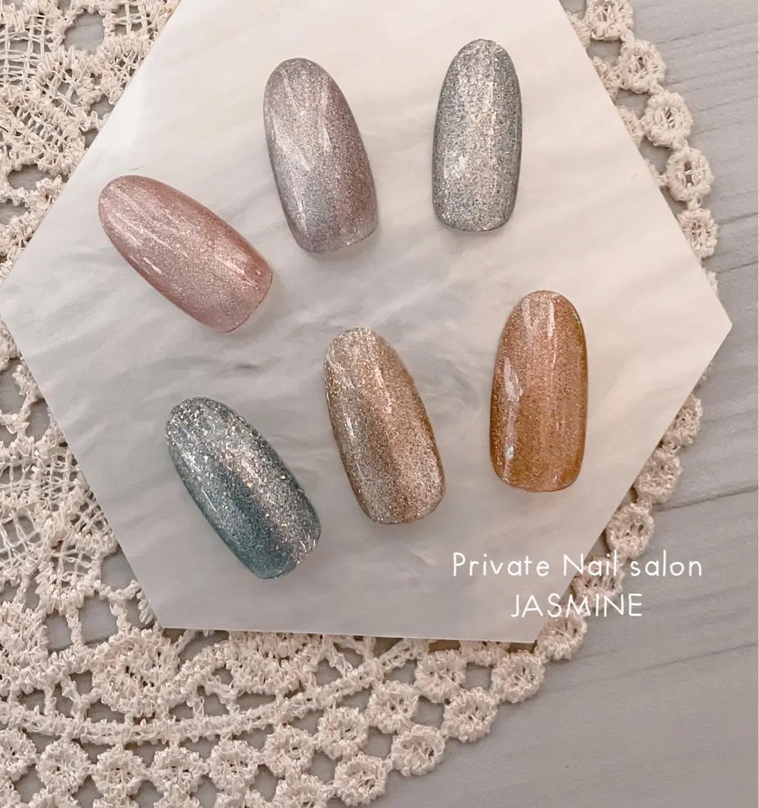 ネイル マグネットネイル Nail salon JASMINEのネイルデザイン