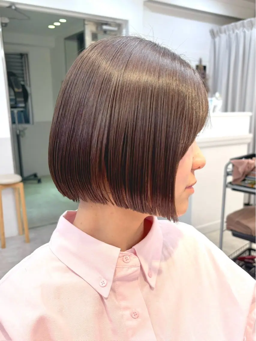 ショート カラー みゆき🐈⬛🪽 透明感カラー✄のヘアスタイル