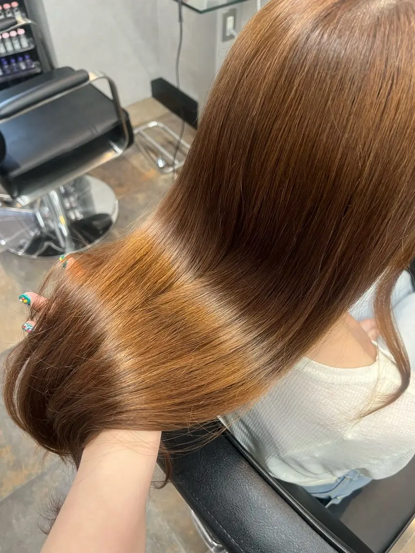 ロング トリートメント トリートメント レイヤー/個性惹き出 すカラー/yuukaのヘアスタイル