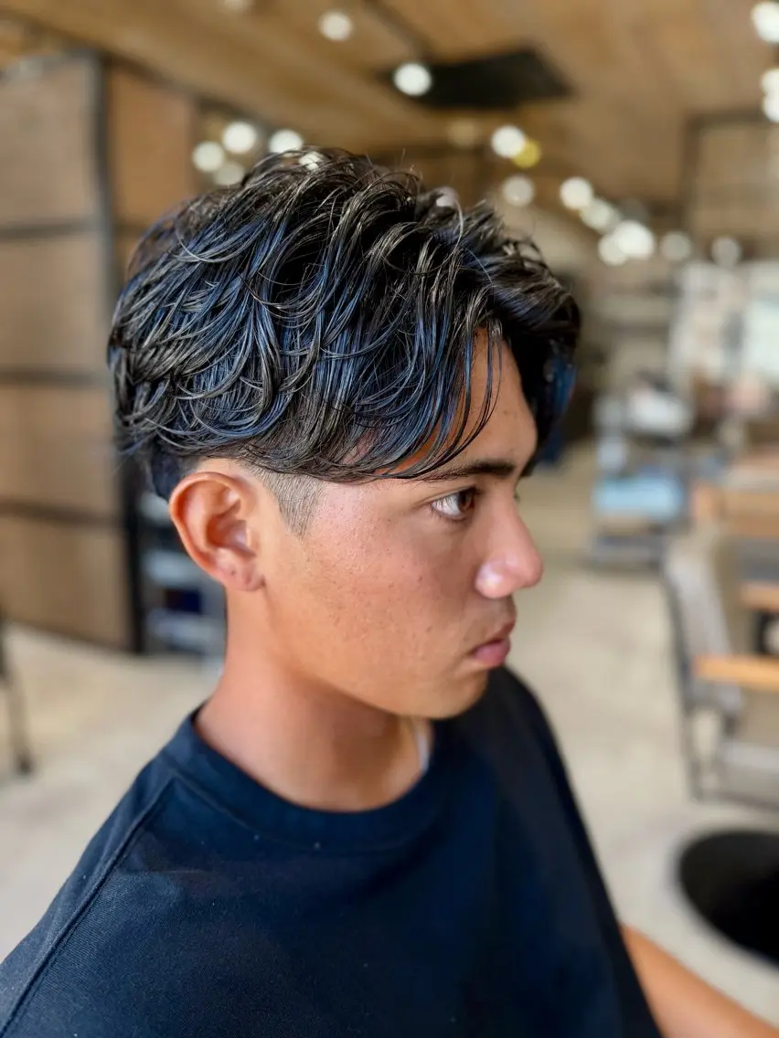 ショート パーマ ニュアンスパーマ カット パーマ 🌺海外レイヤー /艶髪🌺舟橋瑞稀のヘアスタイル