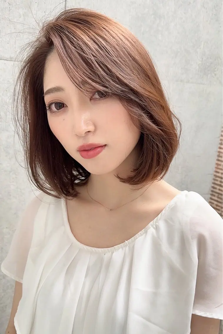 ミディアム 加藤 拓哉のヘアスタイル