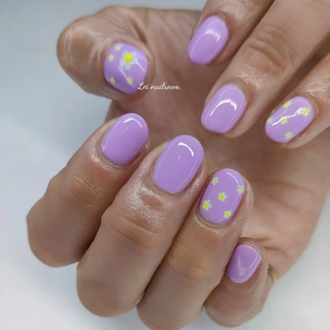 ネイル アートネイル ショートネイル lei🌼 nailroomのネイルデザイン