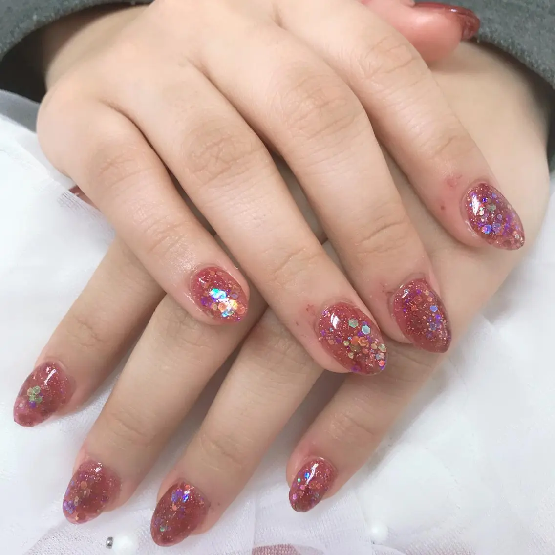 ネイル 長さ出し ワンカラーネイル スカルプネイル Nail Salon kihi大塚店のネイルデザイン