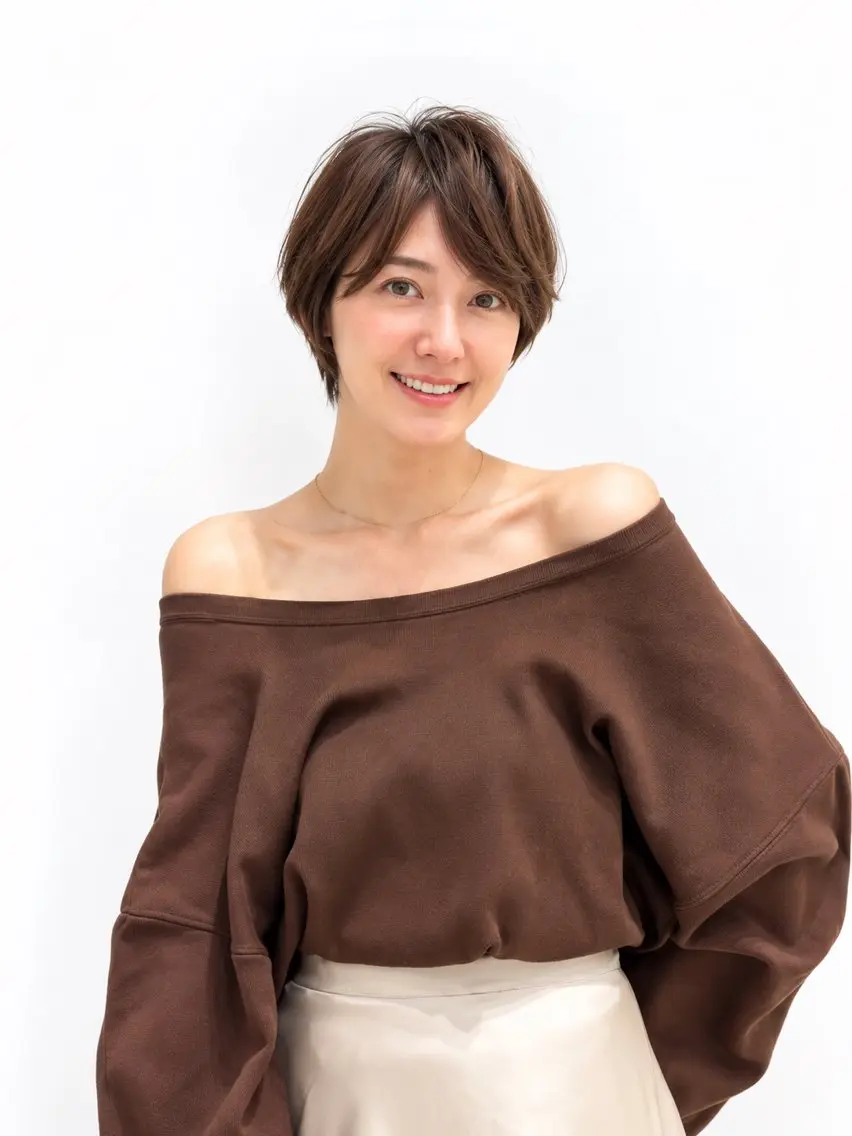ショート カラー カット ヘアカラー トリートメント 白髪ぼかしハイライト 💫ミネ ヒロシのヘアスタイル