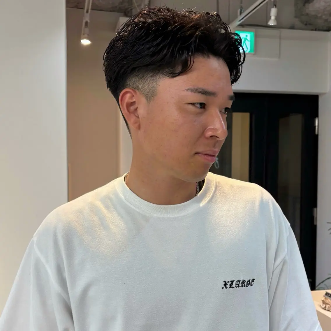 ショート パーマ メンズ カット パーマ KINOメンズカット /レディースモデルのヘアスタイル
