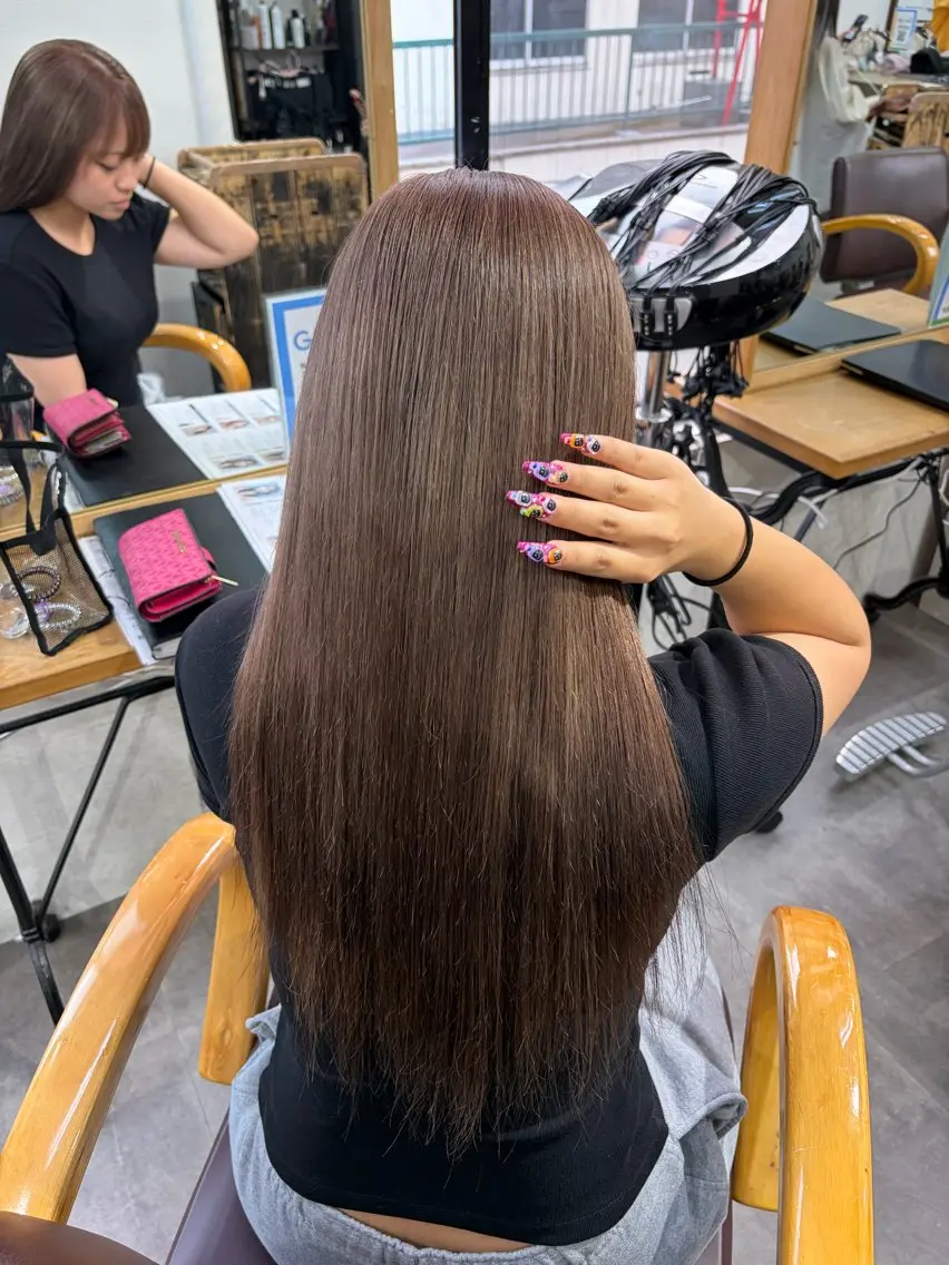 ロング ヘアカラー エクステ ⭐️U-topia ⭐️和泉田　りさ⭐️のヘアスタイル