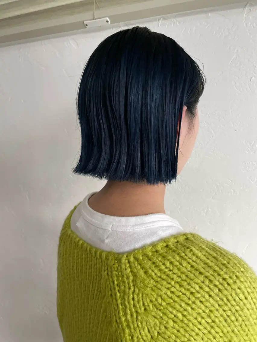 カラー ブルーカラー ヘアカラー Sherry/R 三川町　木村祐里奈のヘアスタイル