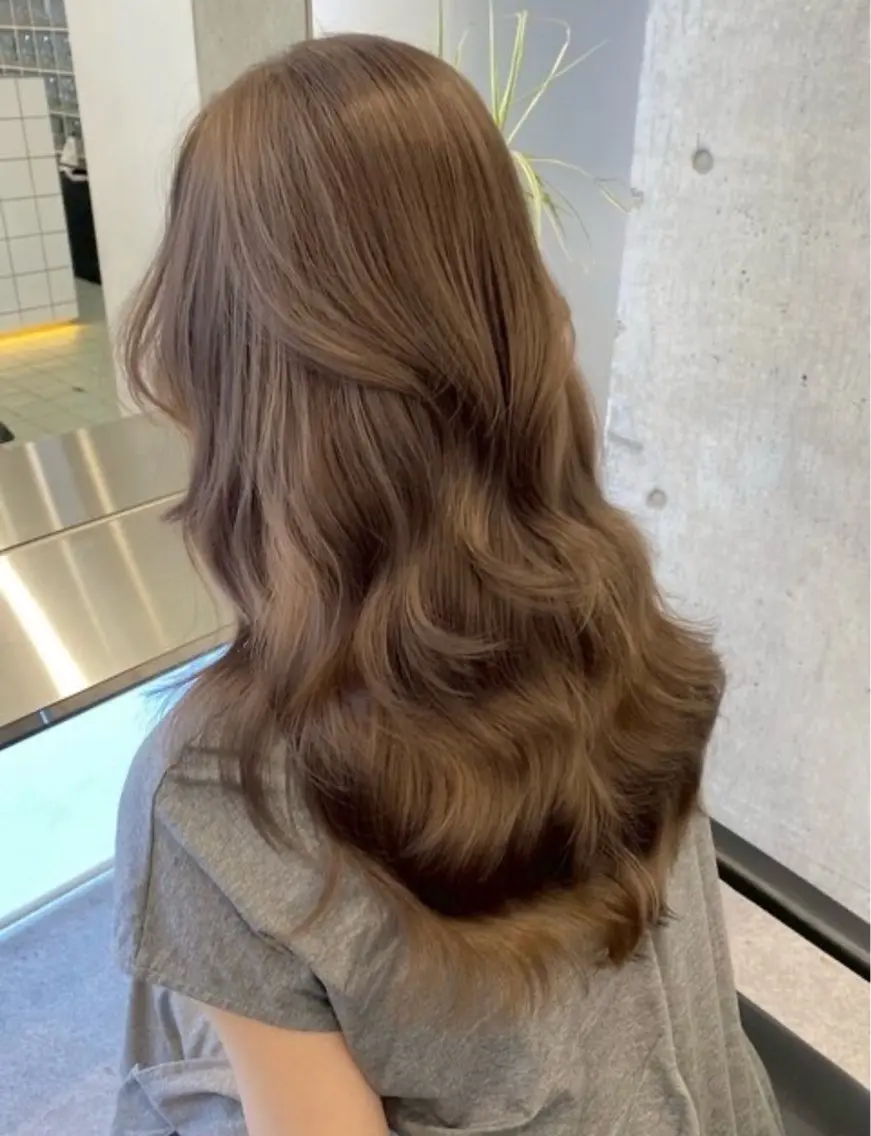 カラー ベージュカラー ブリーチ 透明感カラー ダブルカラー ハイトーンカラー ヘアカラー あつき/パーマ/縮毛 /ブリーチ特化🌟のヘアスタイル