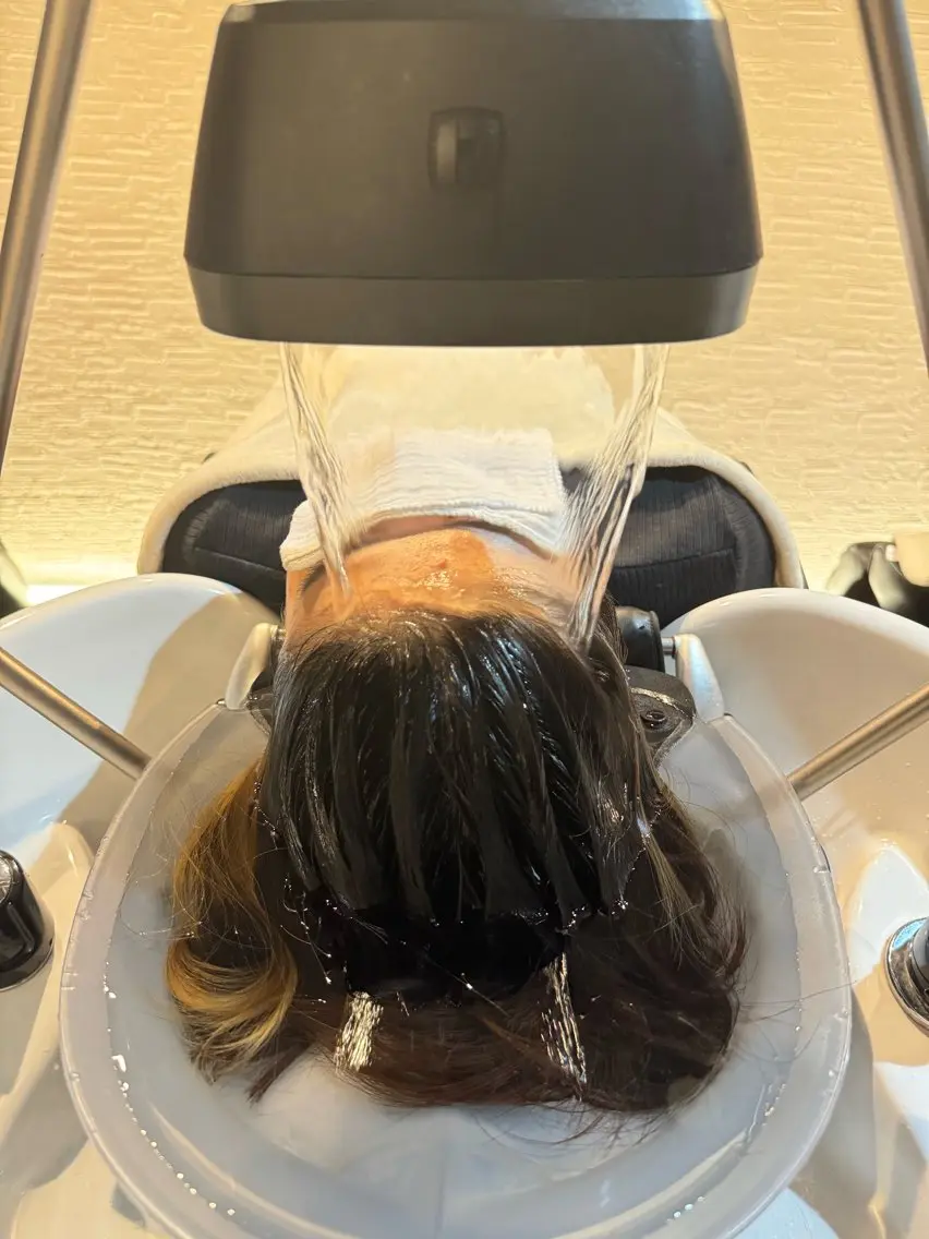 ロング カラー パーマ メンズ カット ヘッドスパ ヘッドスパ 山本🌻のヘアスタイル