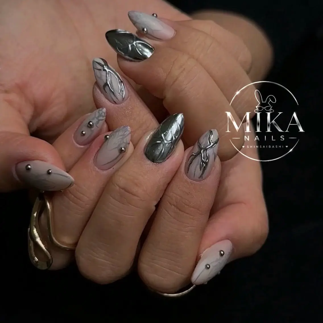 ネイル ハンドネイル フットネイル Rina Mika Nailsのネイルデザイン