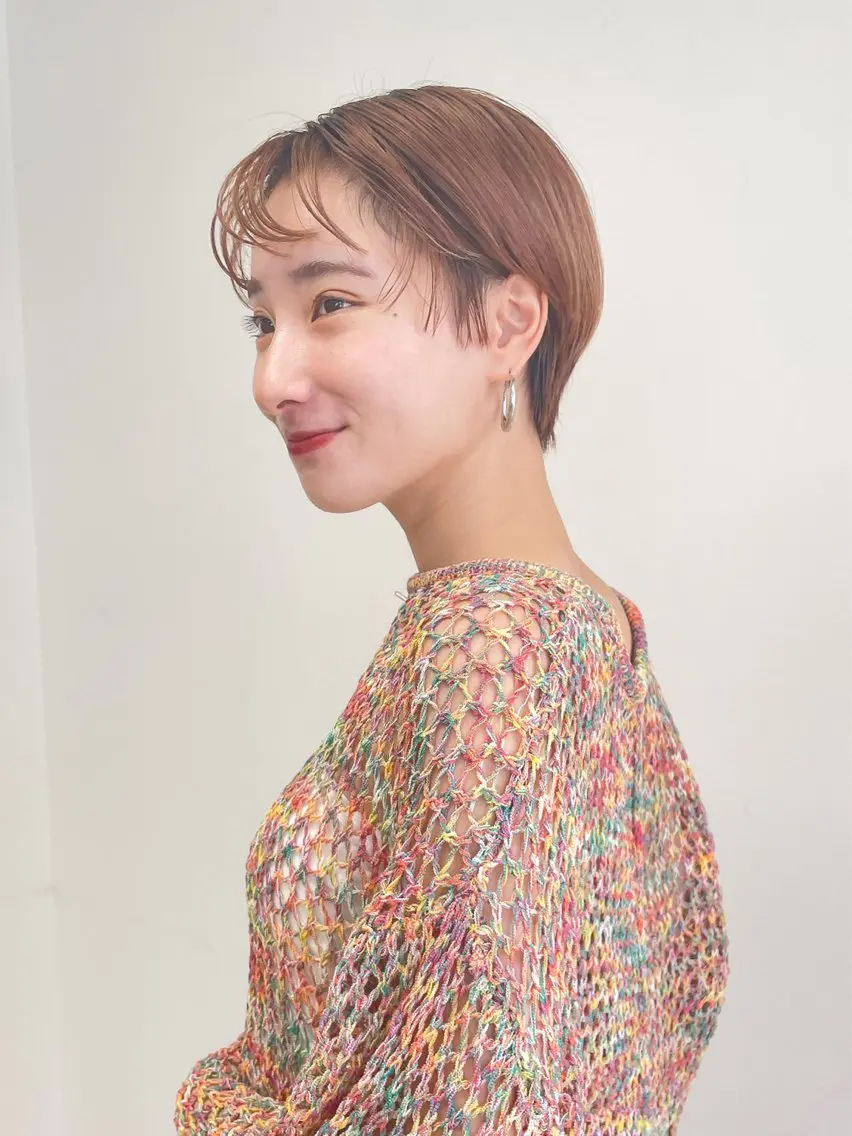 ショート カザマ🧤/パーマ /デジタルパーマのヘアスタイル