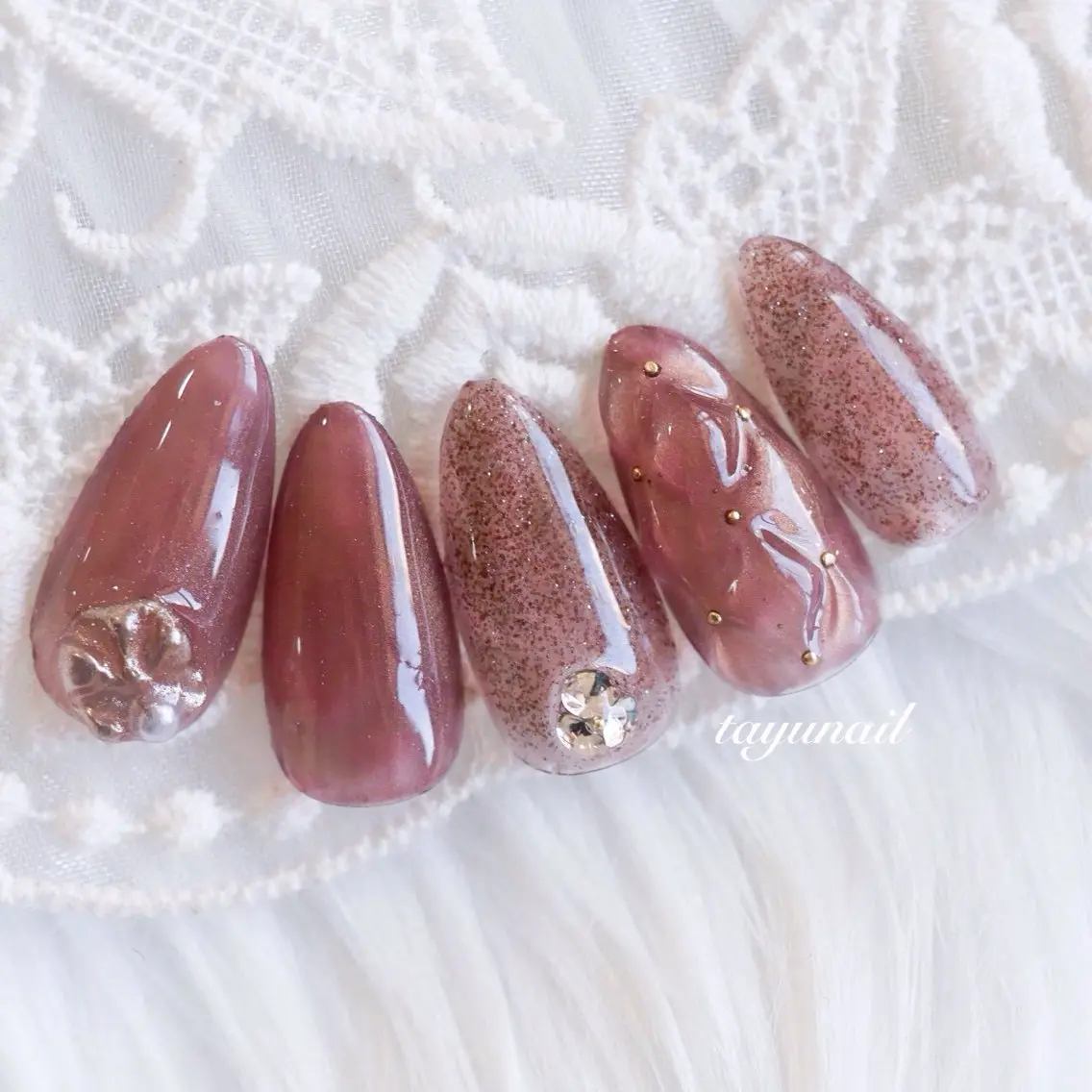 ネイル アートネイル ジェルネイル パラジェル ネイルサロン 【たゆnail】のネイルデザイン