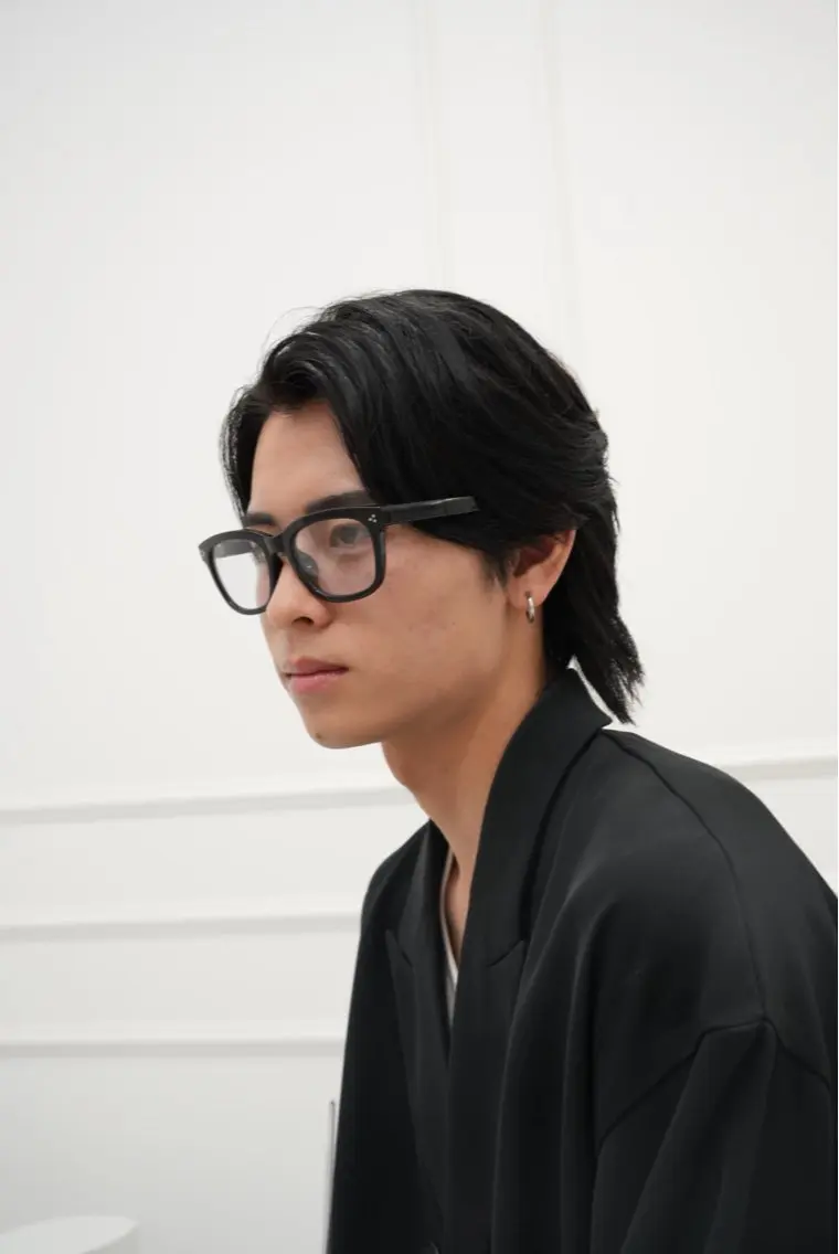 パーマ メンズ メンズウルフカット ウルフカット 大石 隼也のヘアスタイル