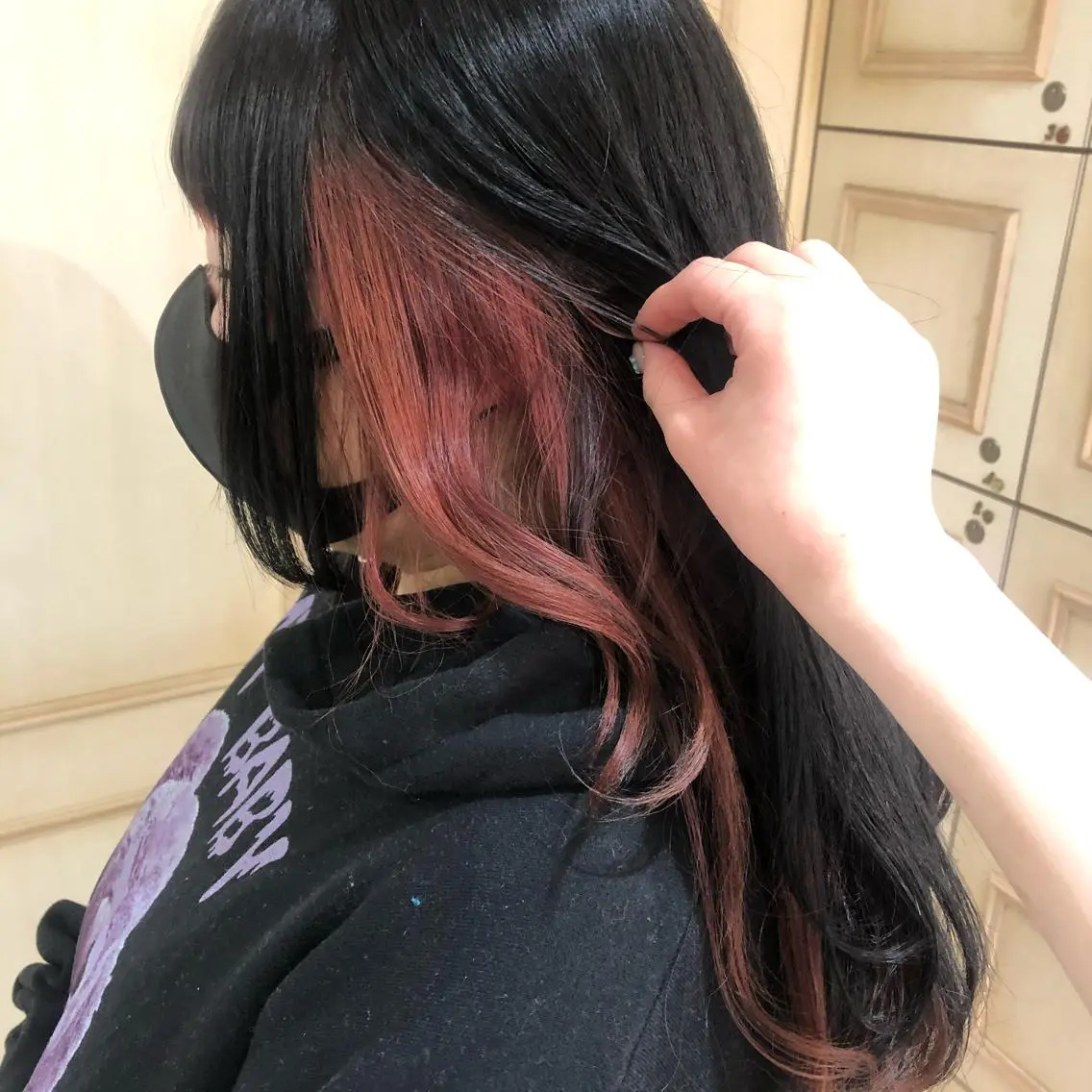 ロング カラー ヘアアレンジ 透明感カラー 古山 結季🌙🖤のヘアスタイル