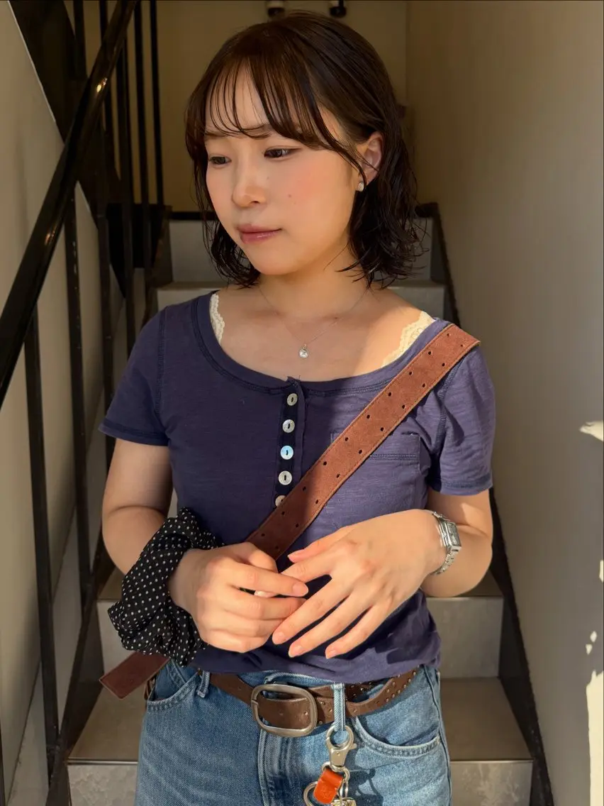 カラー 透明感カラー カット ヘアカラー トリートメント 中村 彩音のヘアスタイル