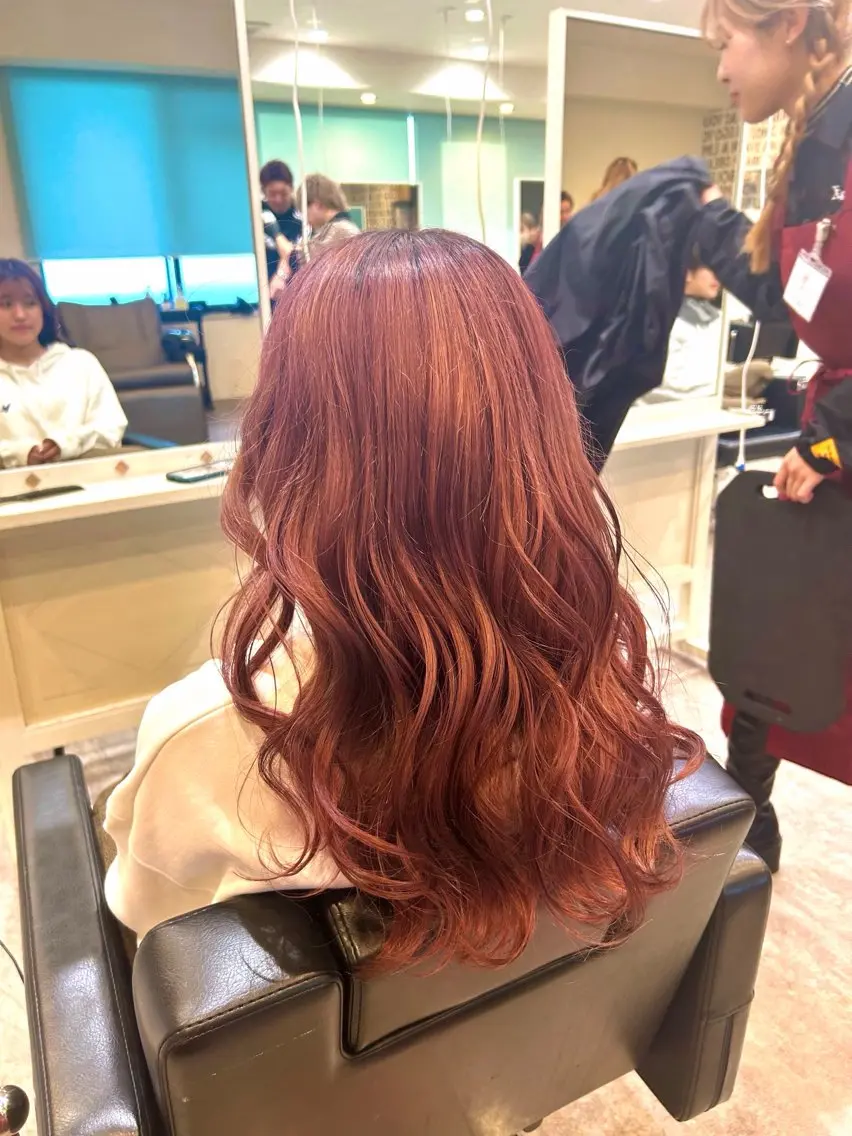 セミロング カラー ボブ&寒色🎐ᩚ 短髪 COCOROのヘアスタイル