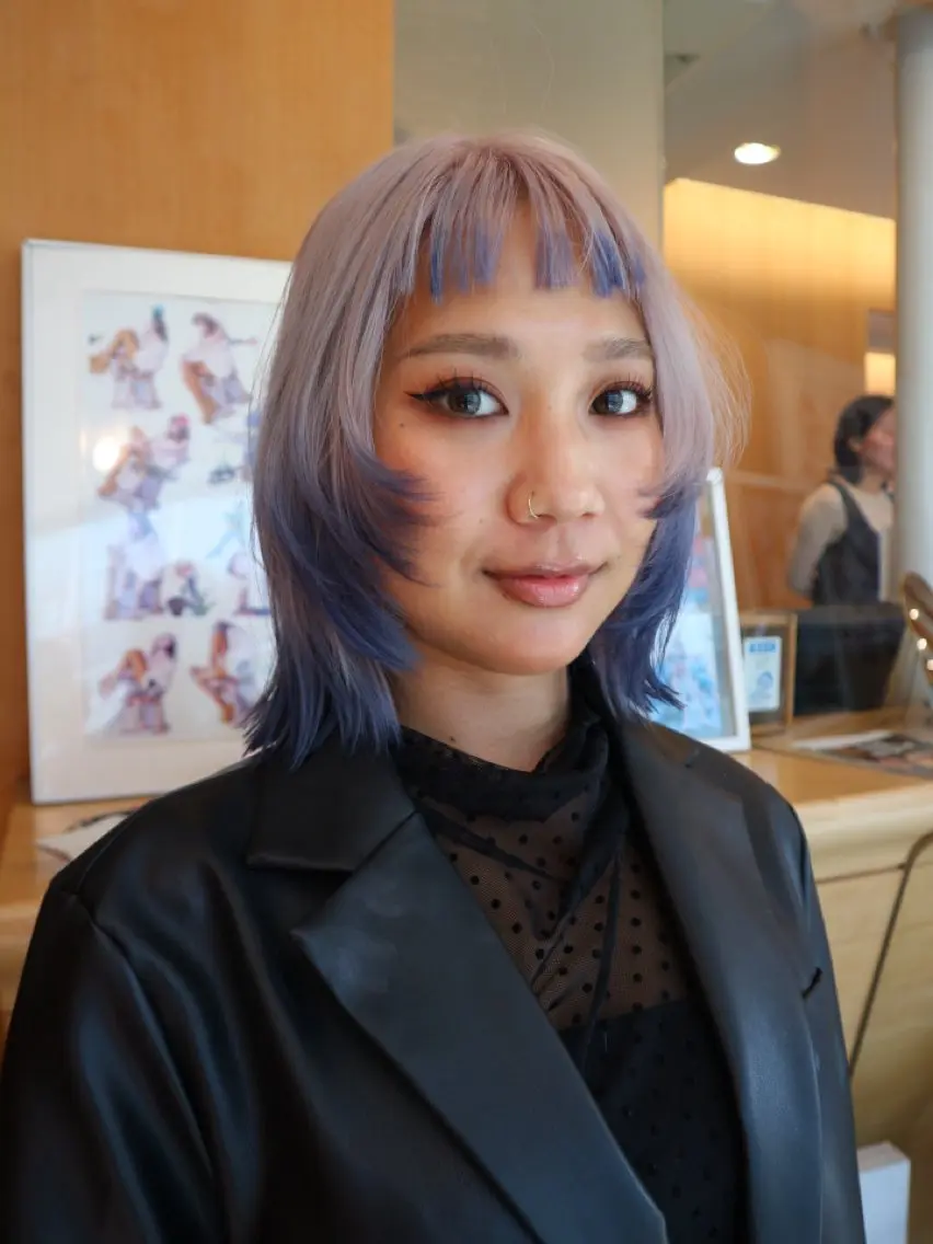 ミディアム カラー 🍊mai🍊 似合わせスタイル🌿のヘアスタイル