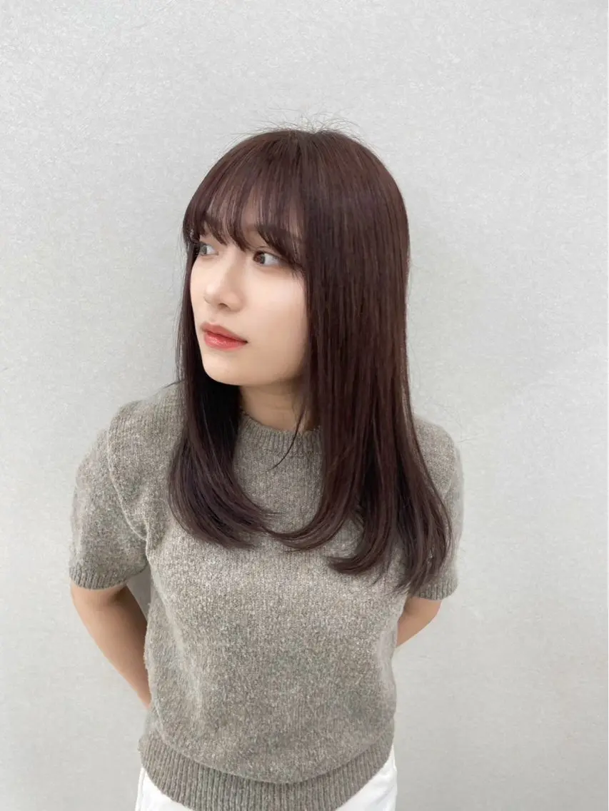 ロング カラー ヘアカラー fumina 🤍のヘアスタイル