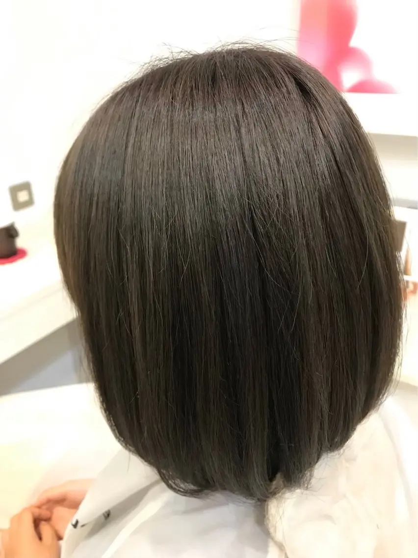 ✨️期間限定✨️ボブカット➕トリートメント✨️高級𝐀𝐮𝐣𝐮𝐚トリートメント2step🎶の写真