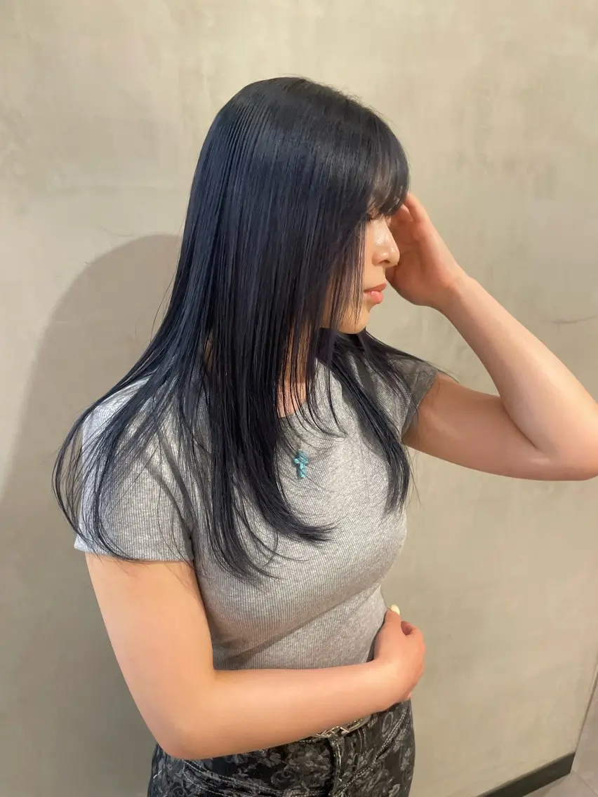 ロング カラー ブリーチ✧︎デザイン ゆうのヘアスタイル