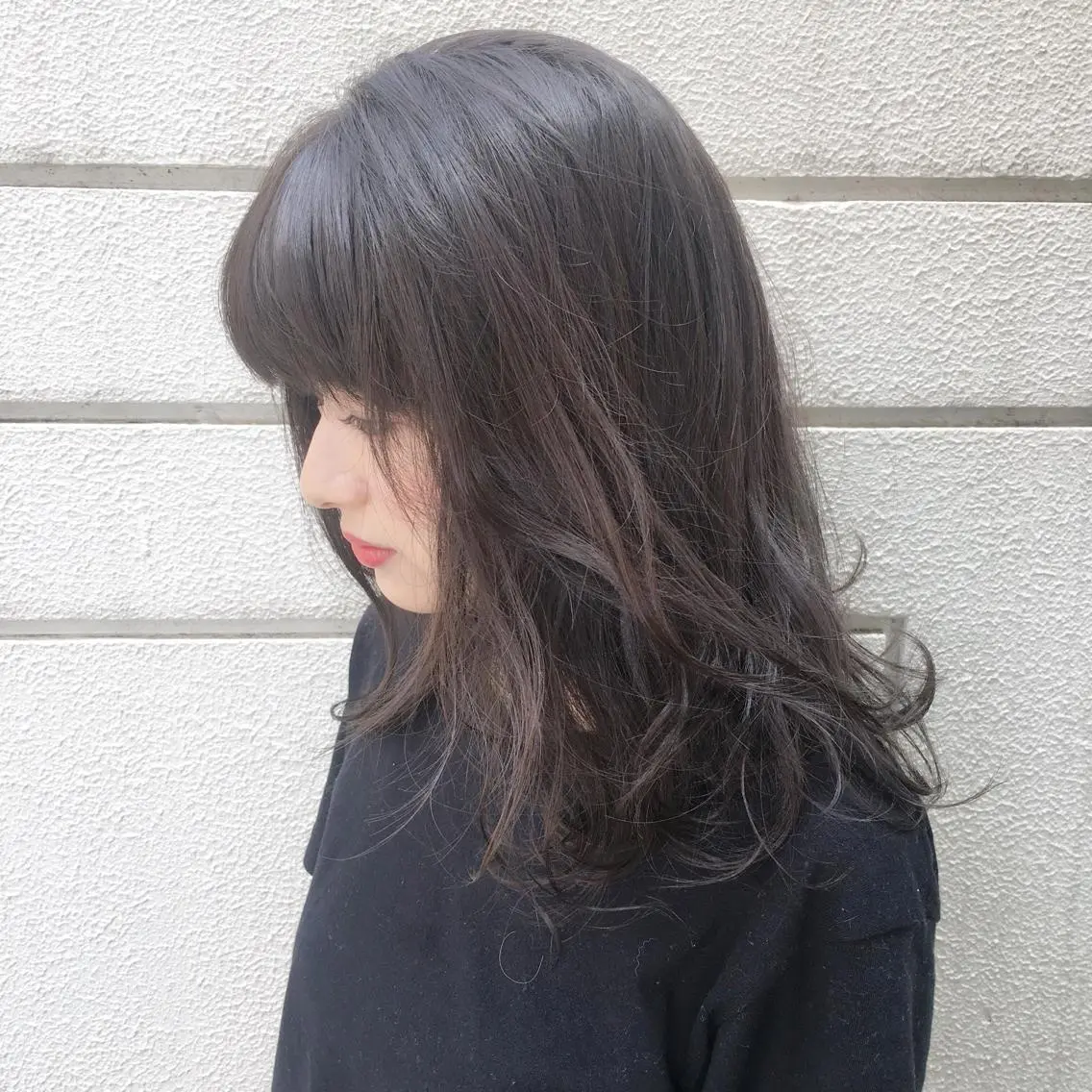 ミディアム 低ダメージパーマ ケアパーマ/武田明大のヘアスタイル