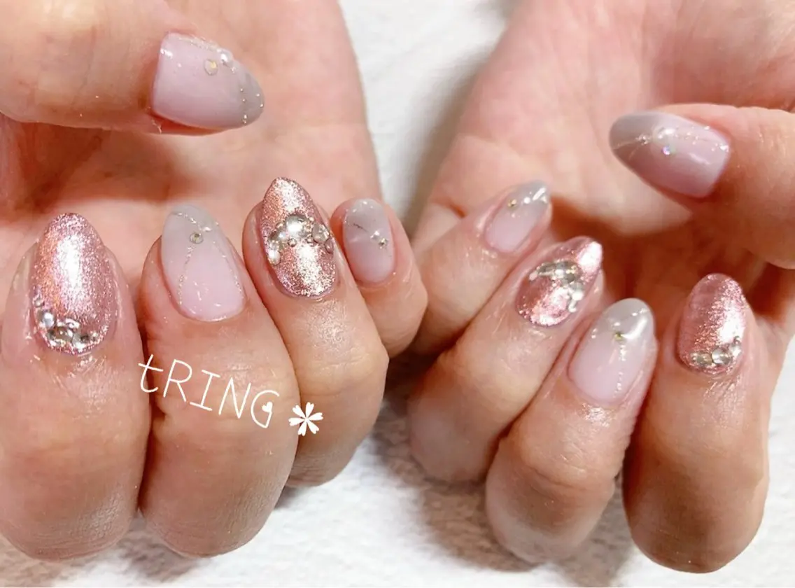 ネイル ハンドネイル tRING＊ しいの木台のネイルデザイン