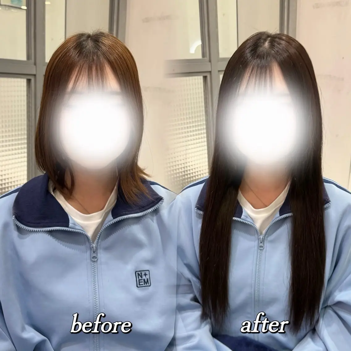 ロング カラー カット ヘアカラー エクステ 🦋REISA🦋 エクステ×ハイトーンのヘアスタイル