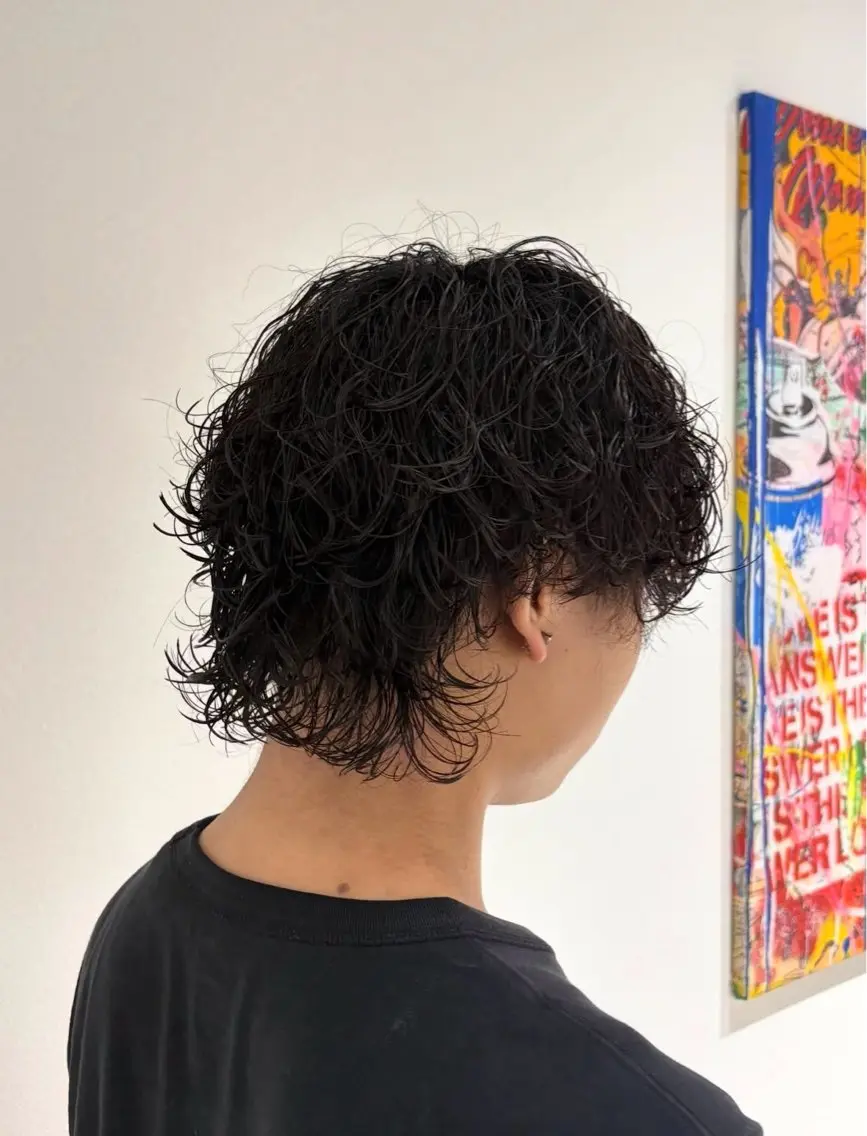 パーマ メンズ メンズパーマ シャドーパーマ こだいら ひめかのヘアスタイル