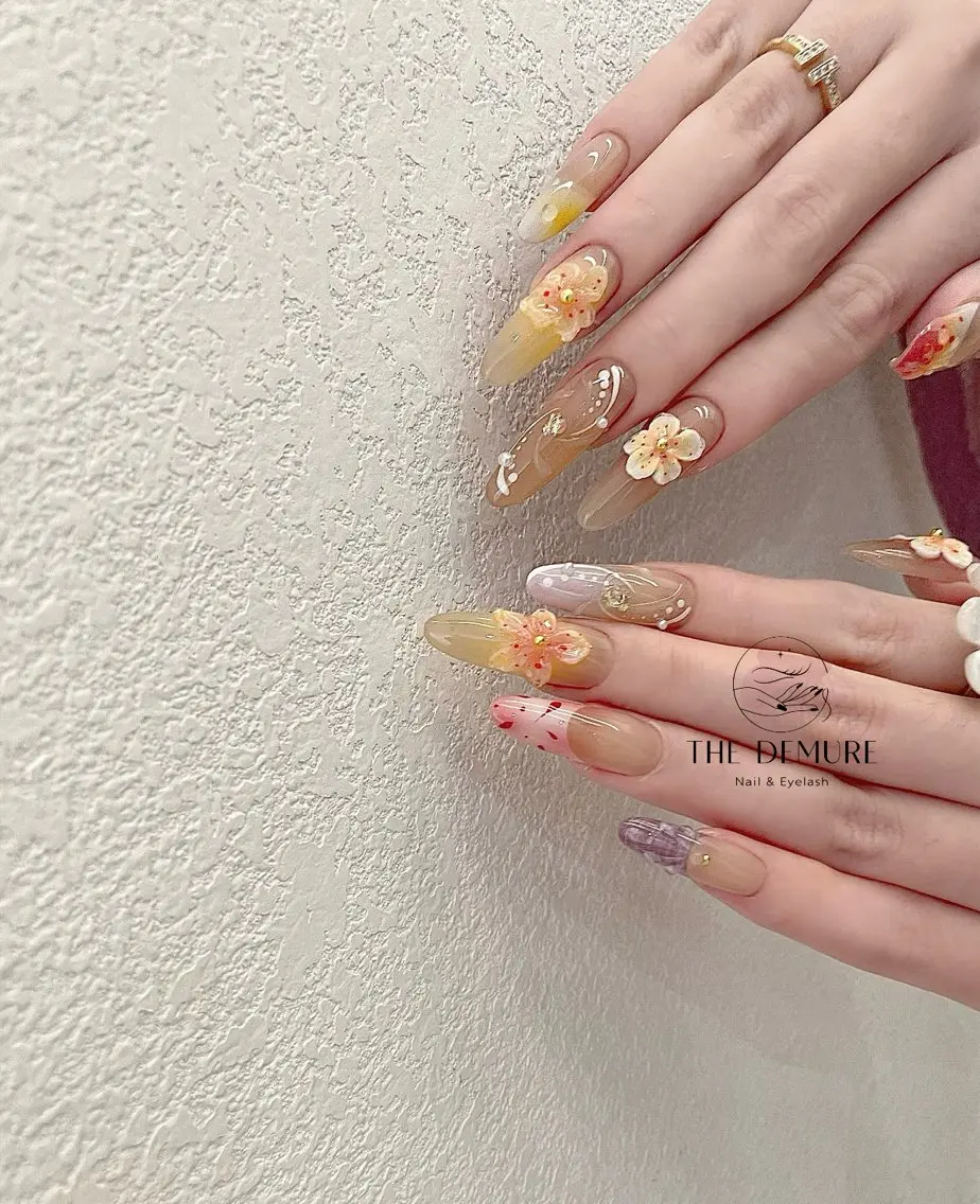 🌸スカルプ ジェル+長さだし持ち込み やり放題 時間内でデザインOK 🌸の写真