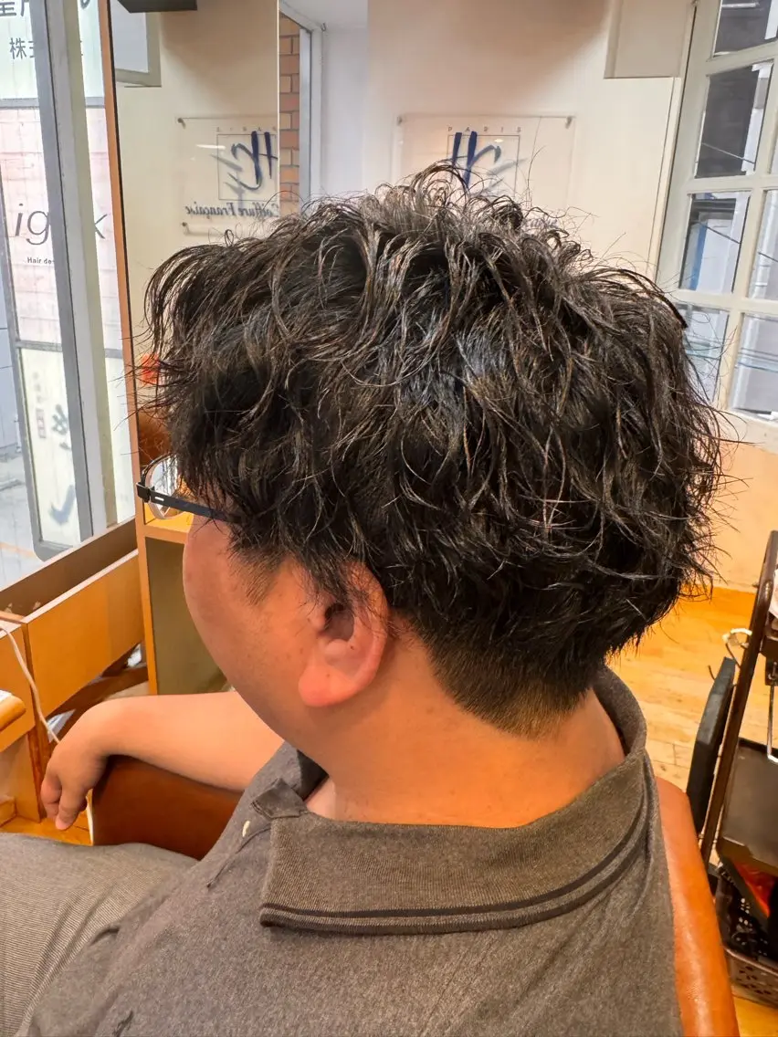 メンズ似合わせパーマの写真