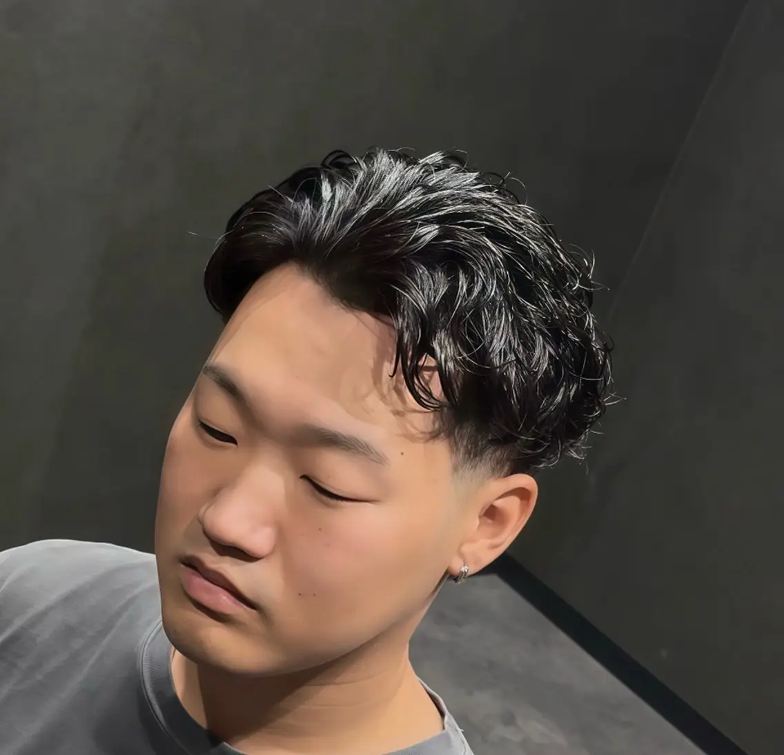 ショート パーマ メンズ HINA ちゃんのヘアスタイル