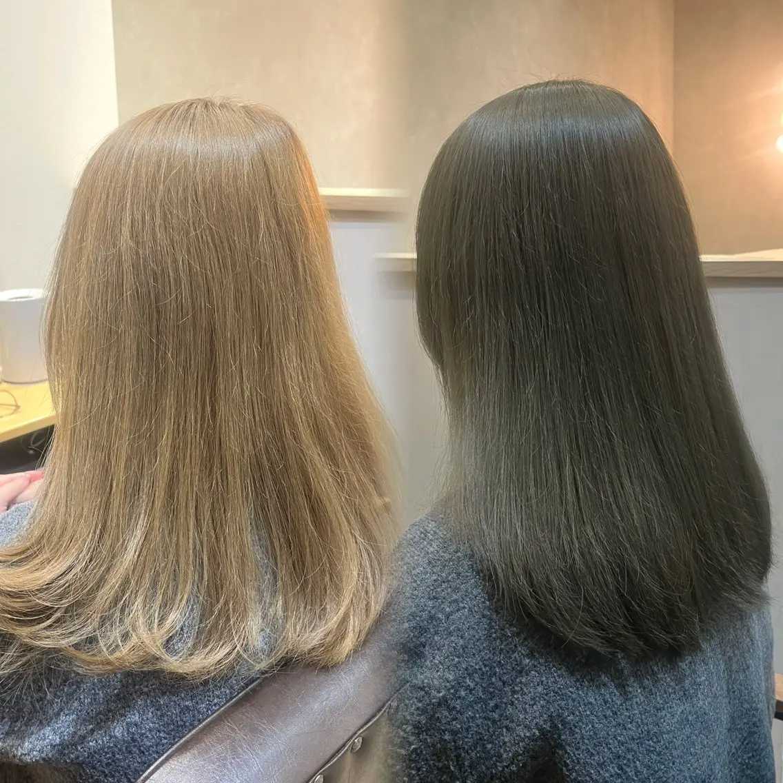 カラー オリーブカラー ☁️艶カラー☁️田邉 栞璃のヘアスタイル
