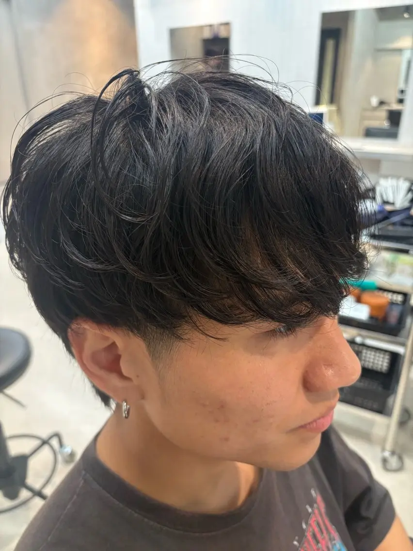 ショート メンズ マッシュ メンズパーマ 刈り上げ メンズカット特化 【八王子】伊藤 悠斗のヘアスタイル