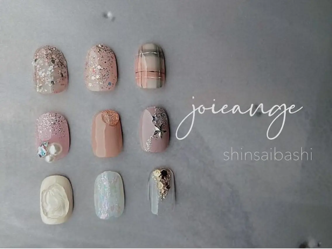 ネイル ハンドネイル joie ange 葵🍓のネイルデザイン