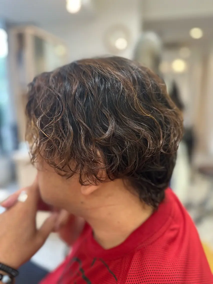 パーマ メンズ メンズパーマ 立川 芽依のヘアスタイル