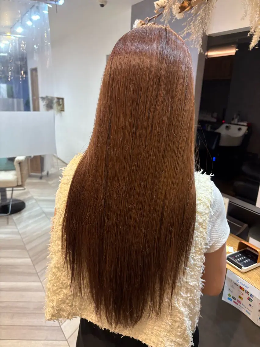 ロング カラー LaNA 佐藤なおのヘアスタイル