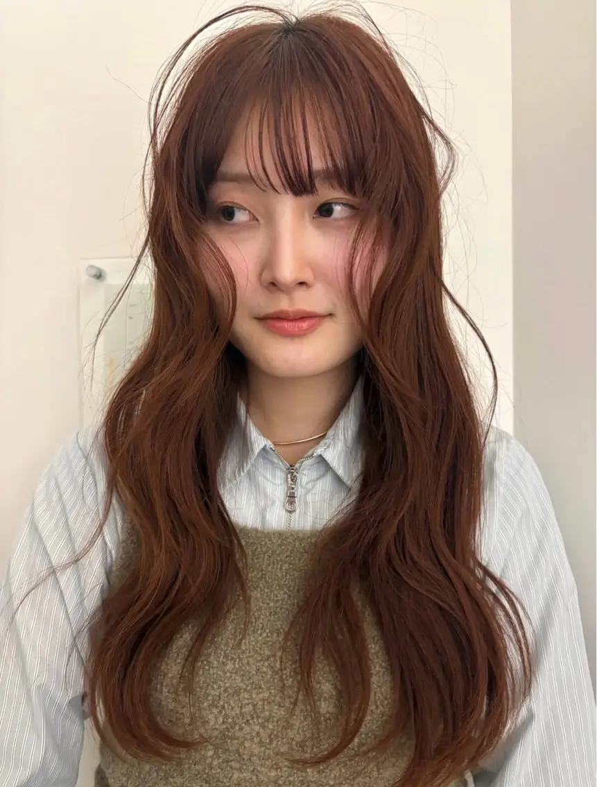 ロング カラー ベージュカラー 🎀 ナナのヘアスタイル