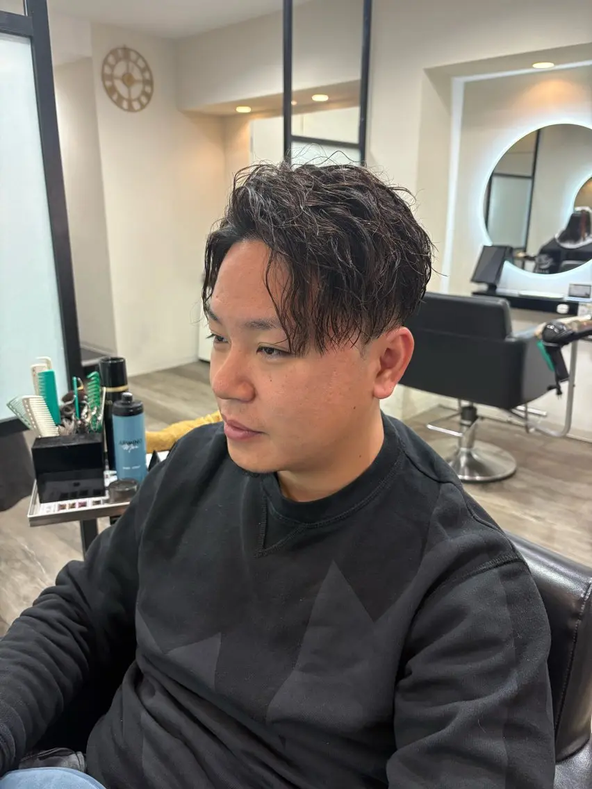 パーマ メンズ メンズパーマ パーマ 樅木 恒毅のヘアスタイル