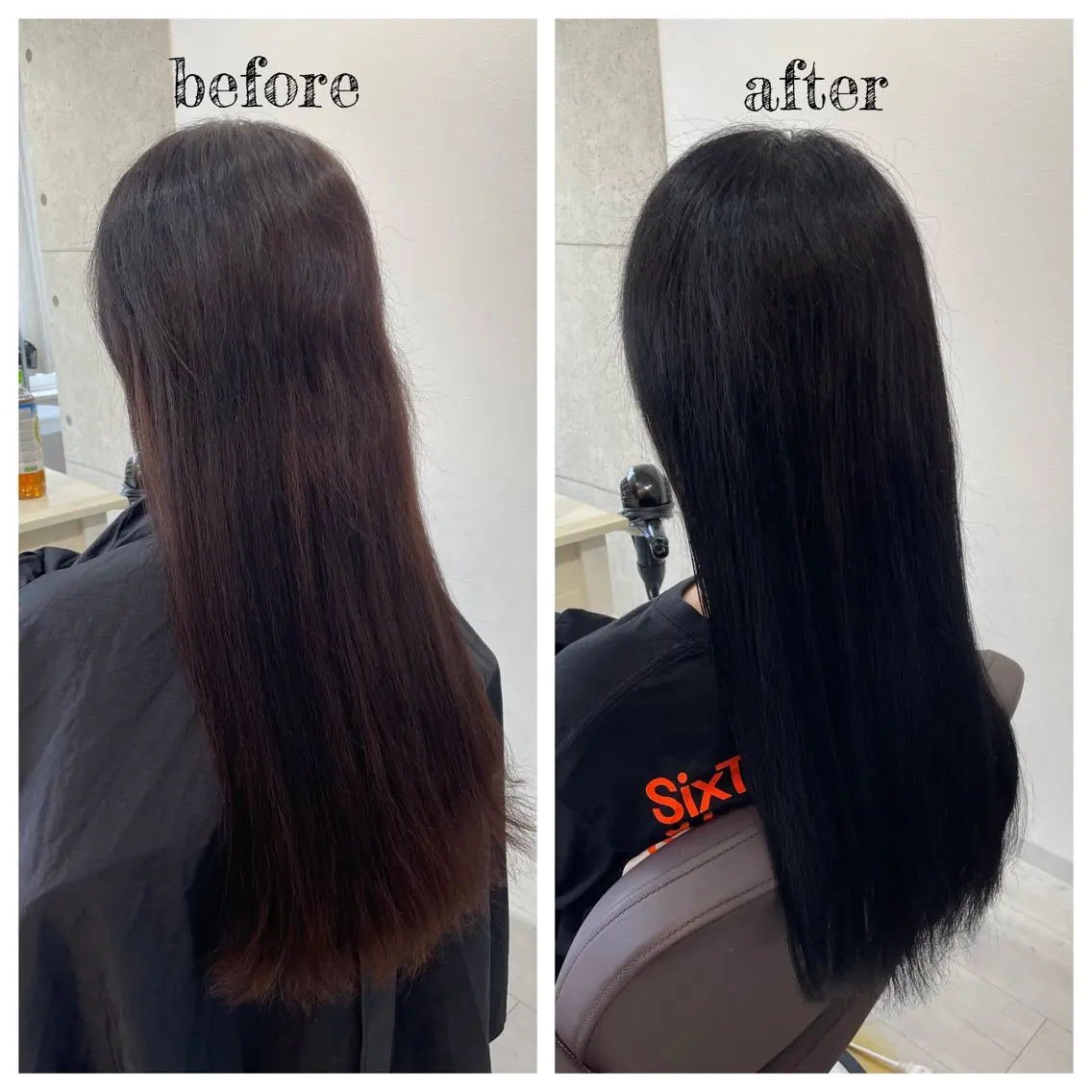 ロング カラー ヘアカラー トリートメント PutiLuca 浅川のヘアスタイル
