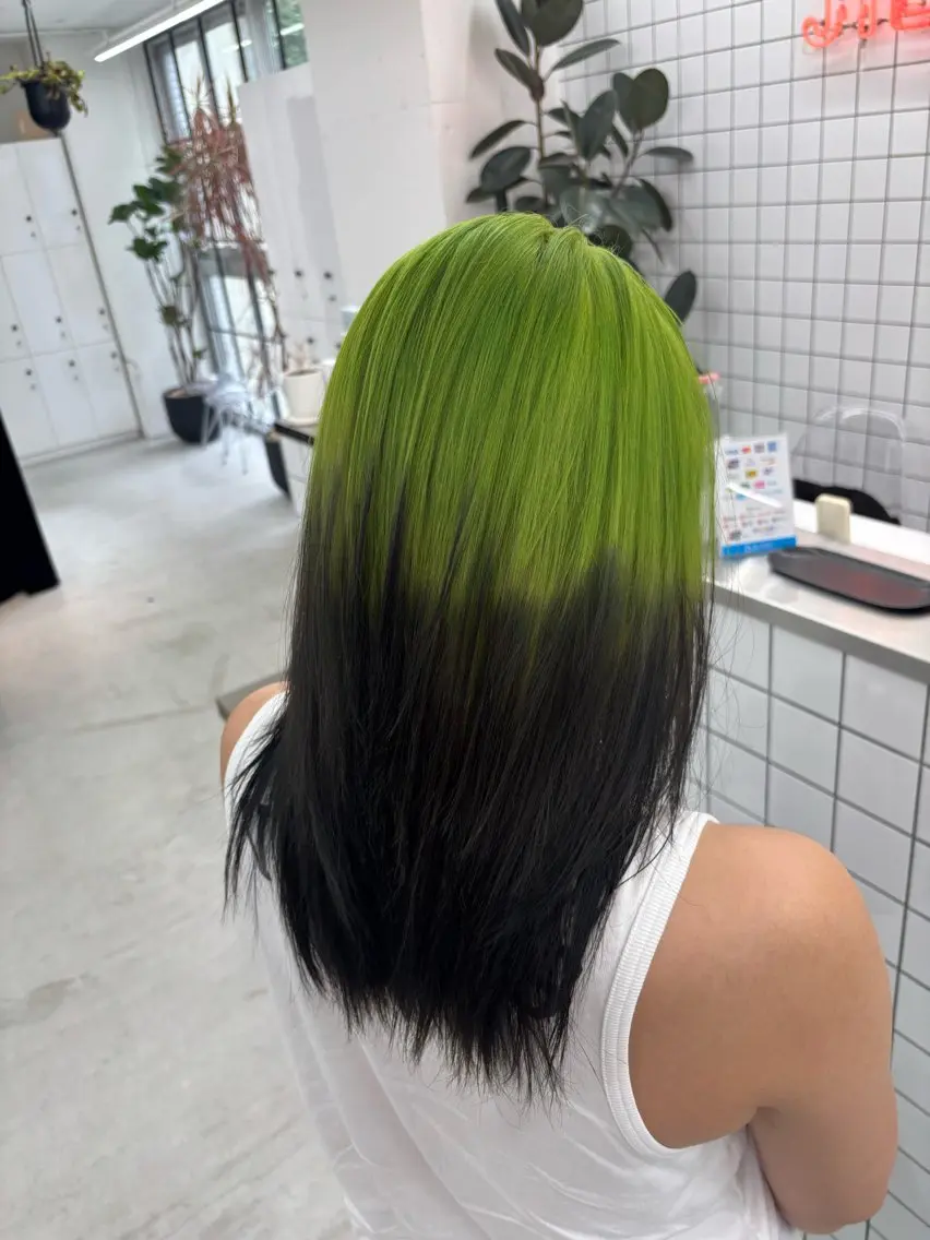 ミディアム カラー ヘアアレンジ ヘアカラー 夕羽夢🍓矢場/ JILLSTUDIOのヘアスタイル