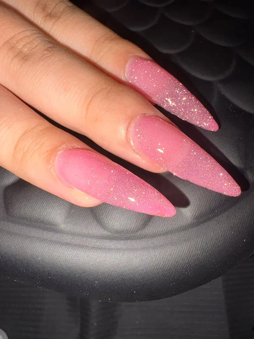 ネイル フラッシュネイル ロングネイル ワンカラーネイル ピンク その他 nail.s misatoのネイルデザイン