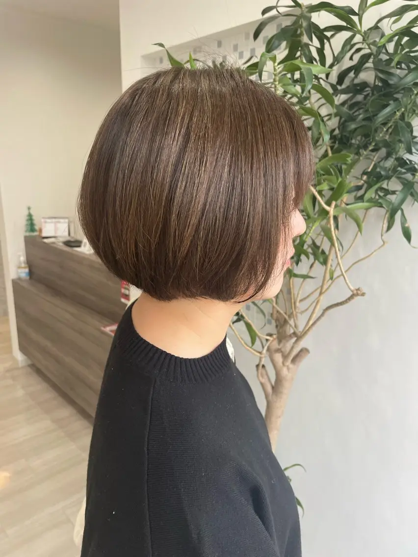 ショート カラー ベージュカラー 透明感カラー オレンジ 🫧おおにし みか🫧のヘアスタイル