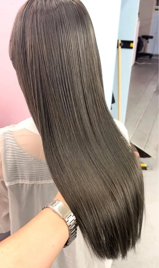 カット+カラー+髪質改善トリートメントの写真