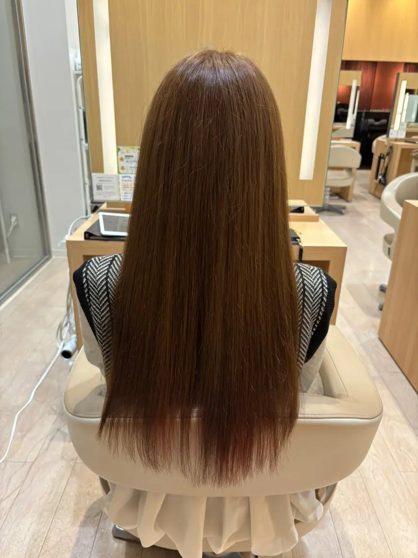 ロング ロング 徳田 七海のヘアスタイル