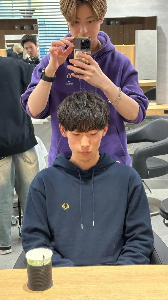 パーマ メンズ メンズパーマ カット パーマ トリートメント ヘッドスパ ヘアセット 🔥 メンズ 特化🔥RAIのヘアスタイル